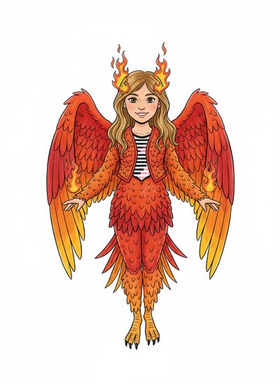 Mary's Fiery Transformation 🔥 - Classic Coloring Book