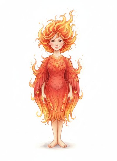 Mary's Fiery Transformation 🔥 - Gentle Pencil
