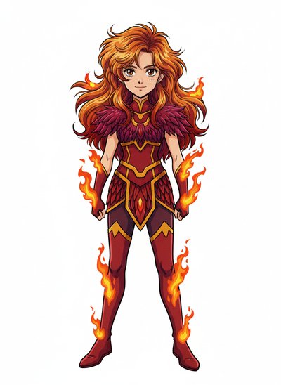 Mary's Fiery Transformation 🔥 - Classic Anime