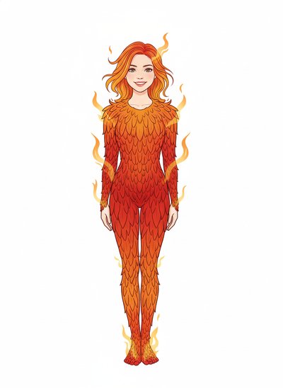 Mary's Fiery Transformation 🔥 - Minimalist