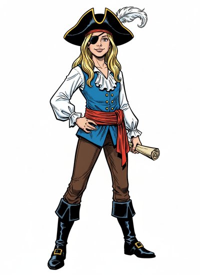 Mary's Pirate Adventure 🌊 - Comic Book