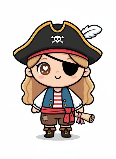 Mary's Pirate Adventure 🌊 - Kawaii Cute