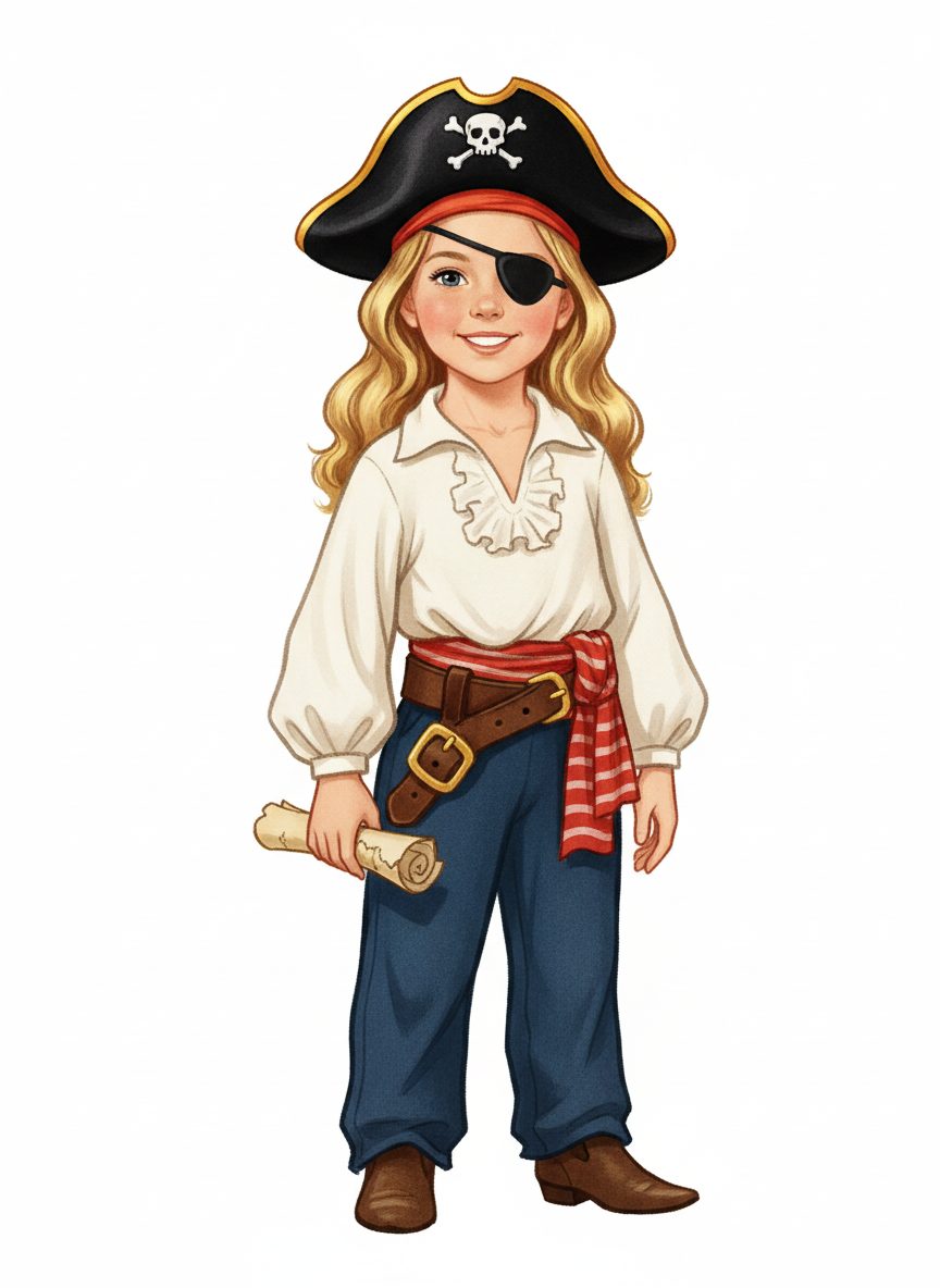 Mary the Pirate - Vintage Storybook