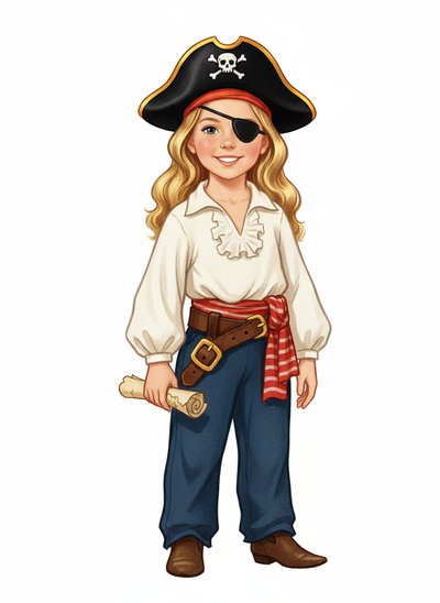 Mary's Pirate Adventure 🌊 - Vintage Storybook