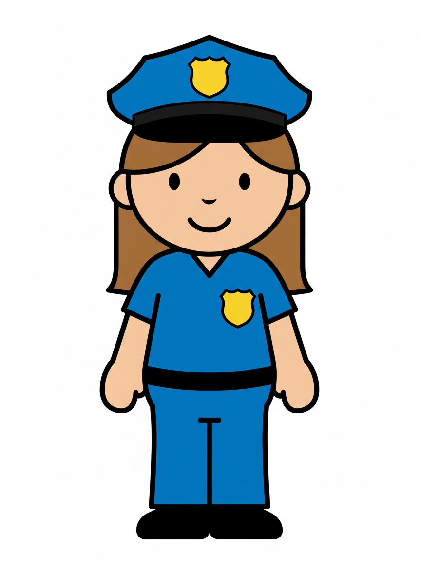 Officer Mary - Preschool Simple