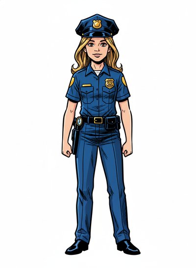Mary's Police Adventures 🚓 - Comic Book