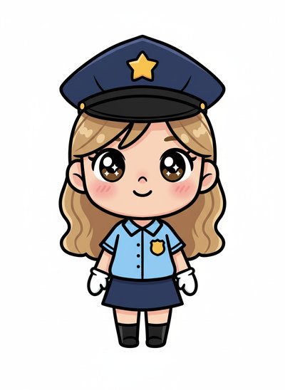 Mary's Police Adventures 🚓 - Kawaii Cute