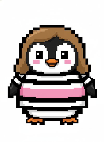 Mary's Penguin Adventure 🐧 - Pixel Art