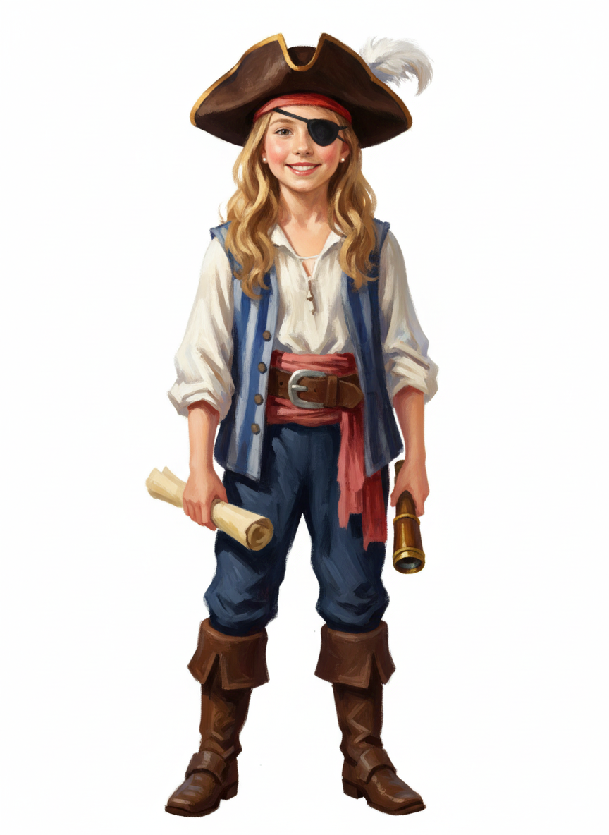 Mary the Pirate - Impressionist Painting