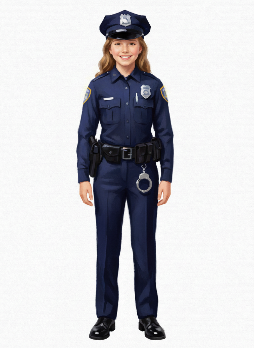 Officer Mary - Impressionist Painting