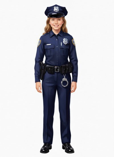 Mary's Police Adventures 🚓 - Impressionist Painting