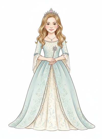 Mary's Royal Adventure 👑 - Gentle Pencil