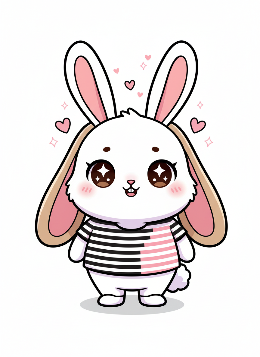 Mary the Rabbit - Kawaii Cute