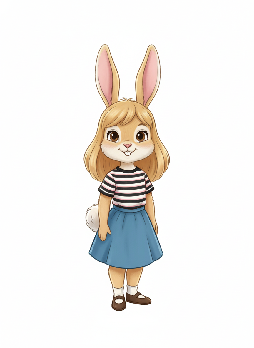 Mary the Rabbit - Vintage Storybook