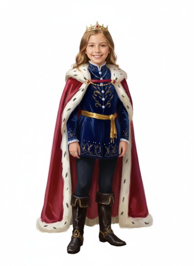 Mary's Royal Adventure 👑 - Impressionist Painting