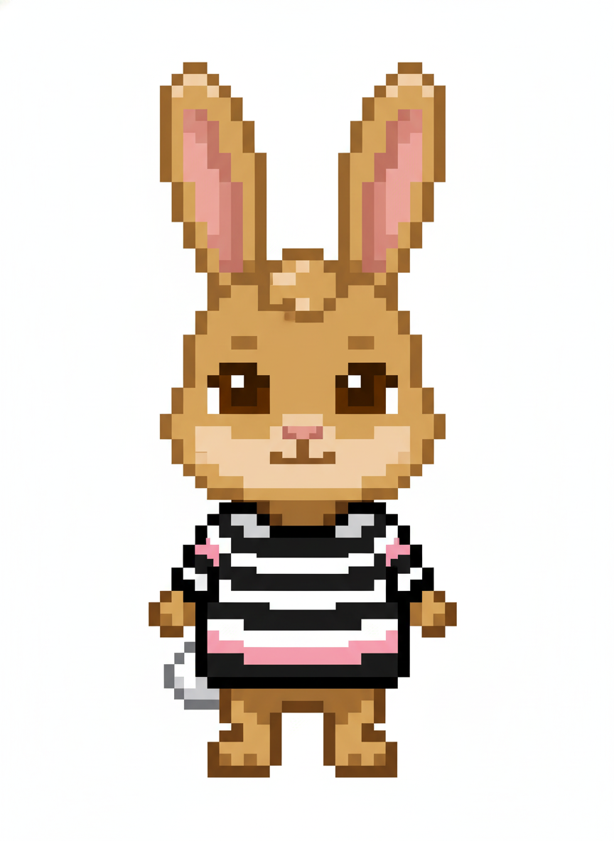 Mary the Rabbit - Pixel Art