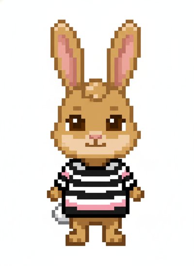 Mary's Bunny Adventure 🐰 - Pixel Art
