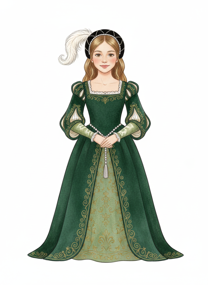 Mary of the Renaissance - Gentle Pencil