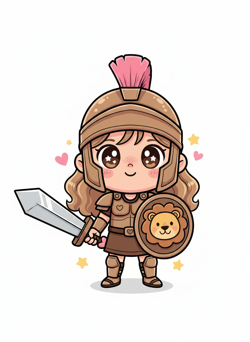 Gladiator Mary - Kawaii Cute