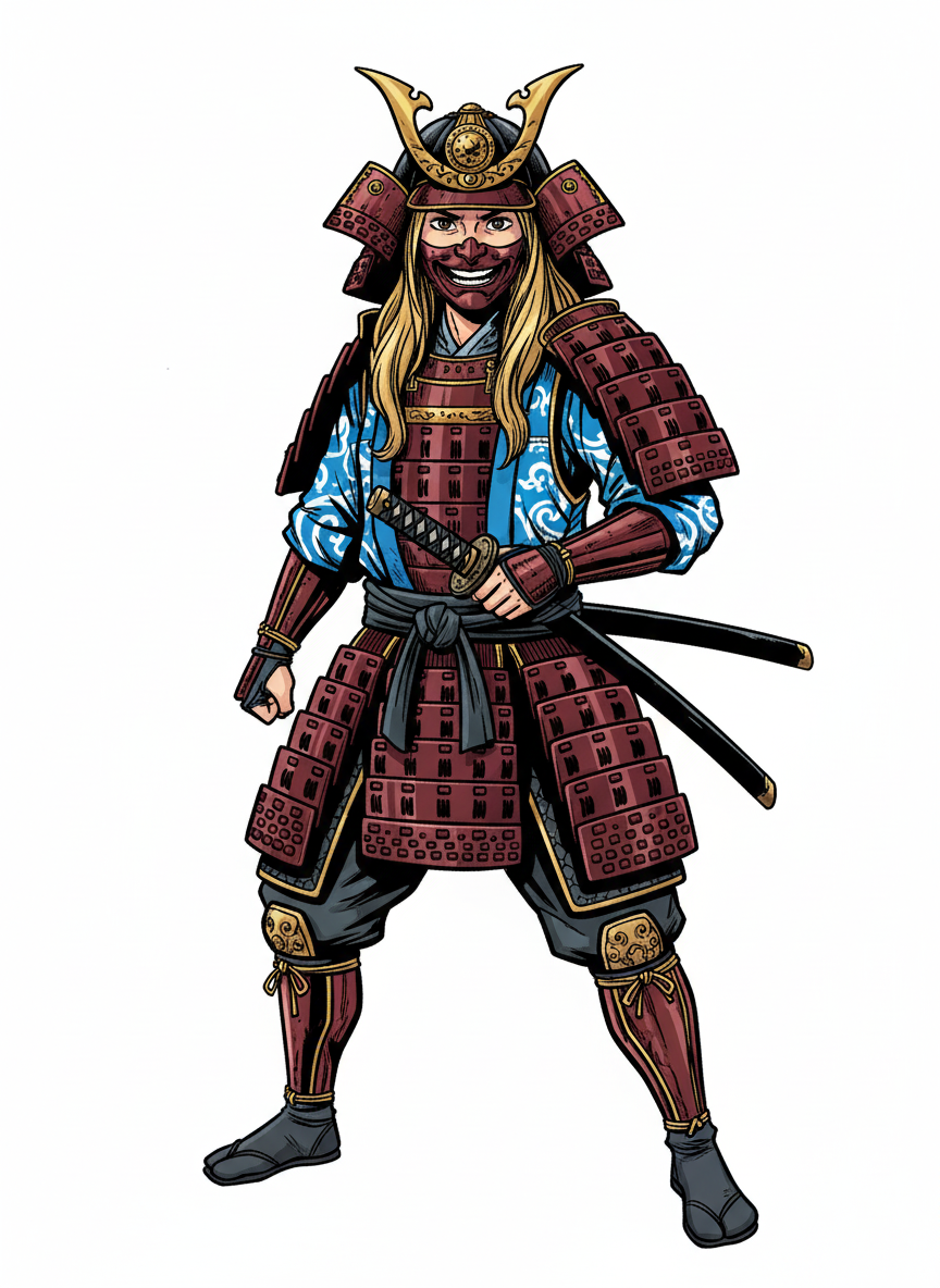 Mary the Brave Samurai - Comic Book