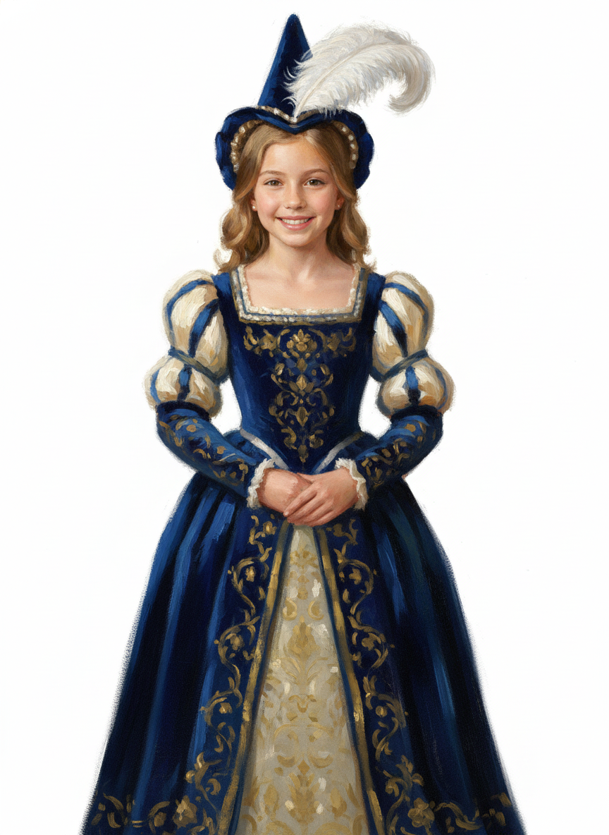 Mary of the Renaissance - Impressionist Painting