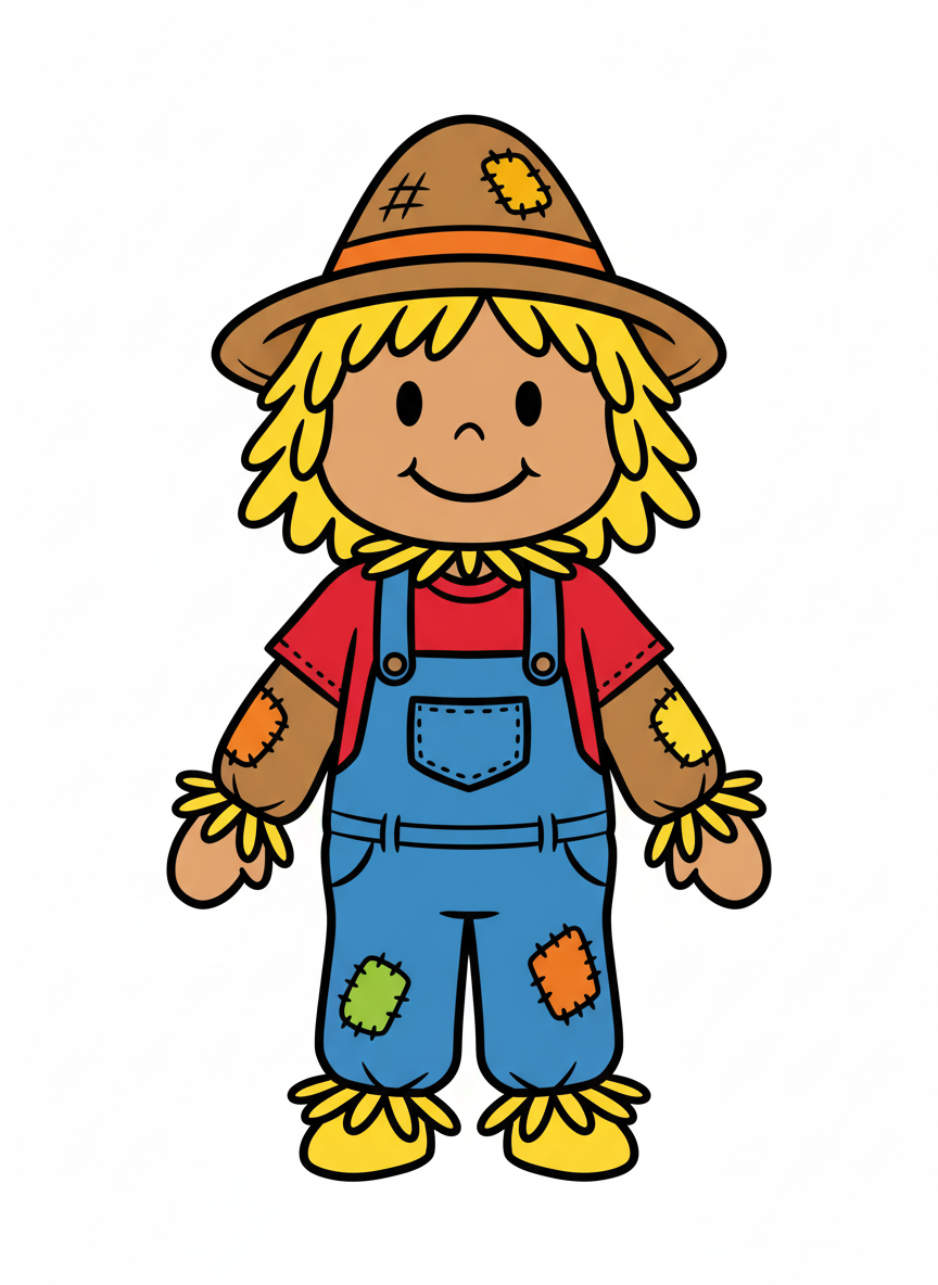 Scarecrow Mary - Preschool Simple