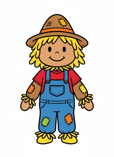 Mary's Scarecrow Adventure 🌾 - Preschool Simple