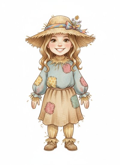 Mary's Scarecrow Adventure 🌾 - Gentle Pencil