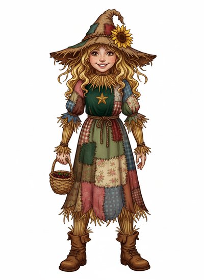 Mary's Scarecrow Adventure 🌾 - Fairy Tale Classic