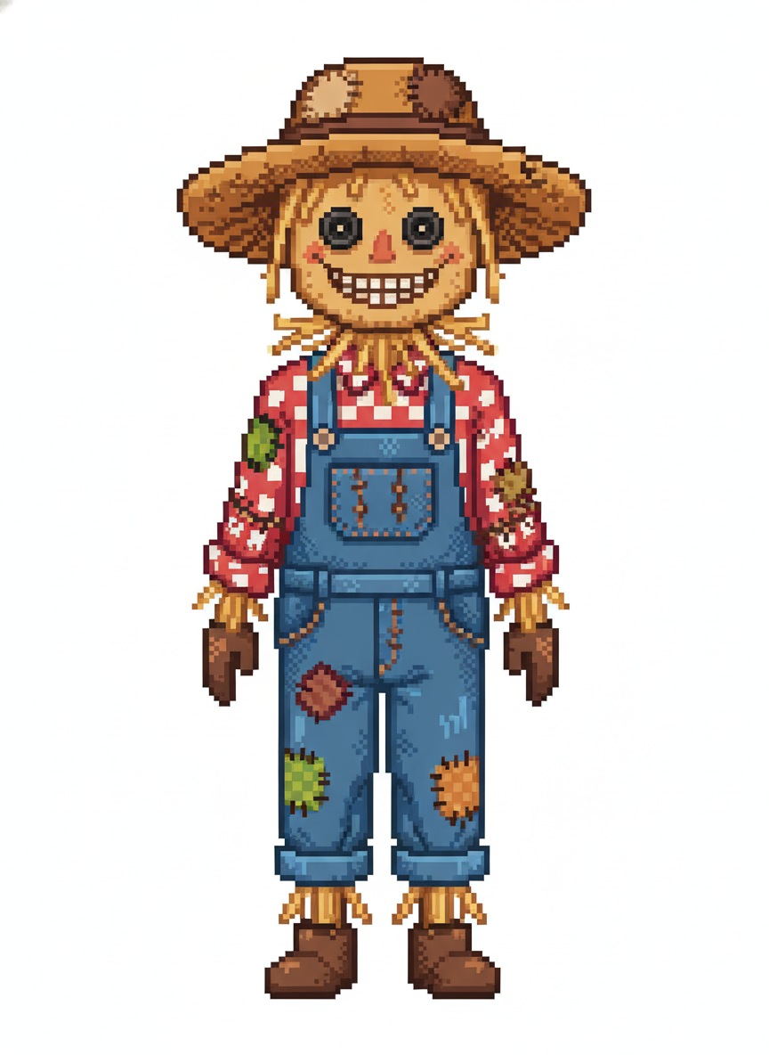 Scarecrow Mary - Pixel Art