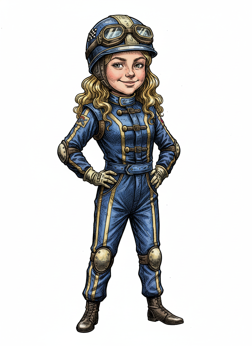 Speedy Mary - Victorian Illustration
