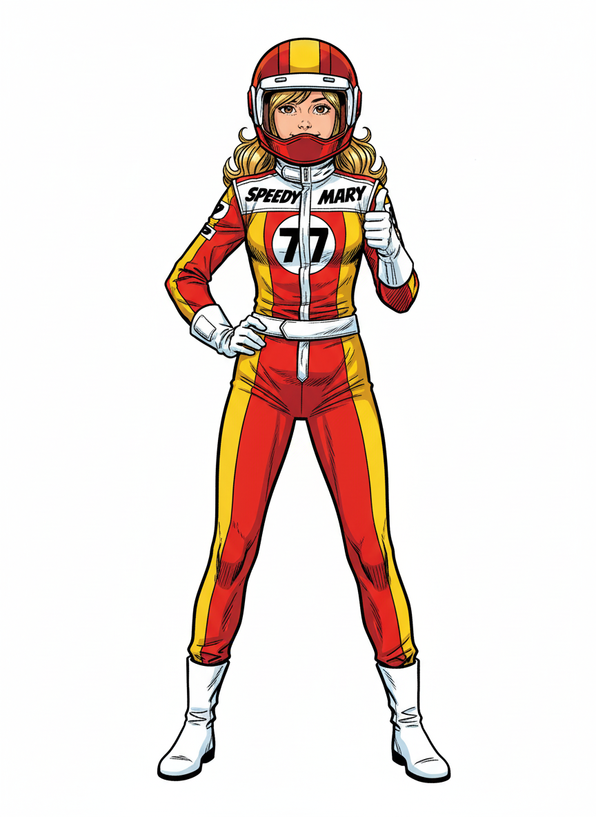 Speedy Mary - Comic Book