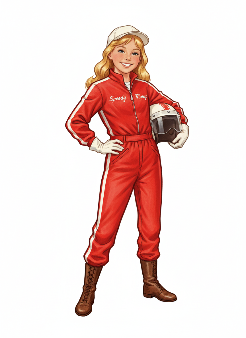 Speedy Mary - Vintage Storybook