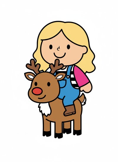 Mary's Reindeer Adventure 🦌 - Preschool Simple