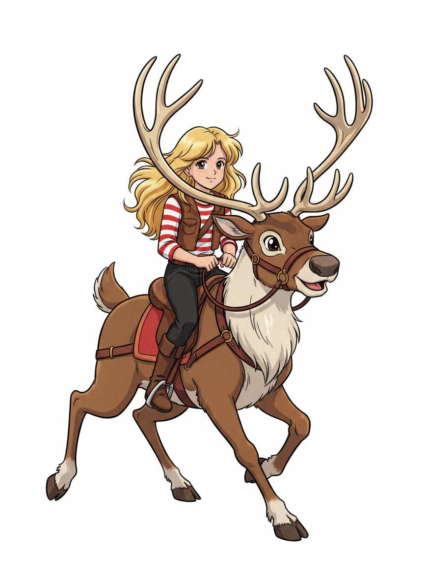 Reindeer Mary - Classic Anime