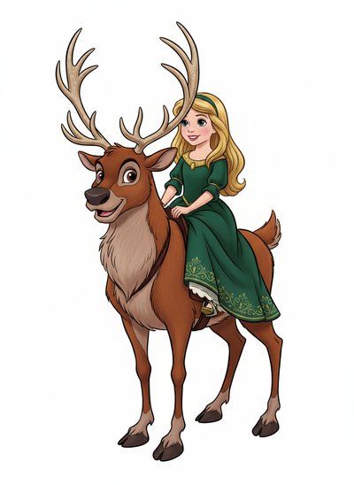 Mary's Reindeer Adventure 🦌 - Golden Age Animation