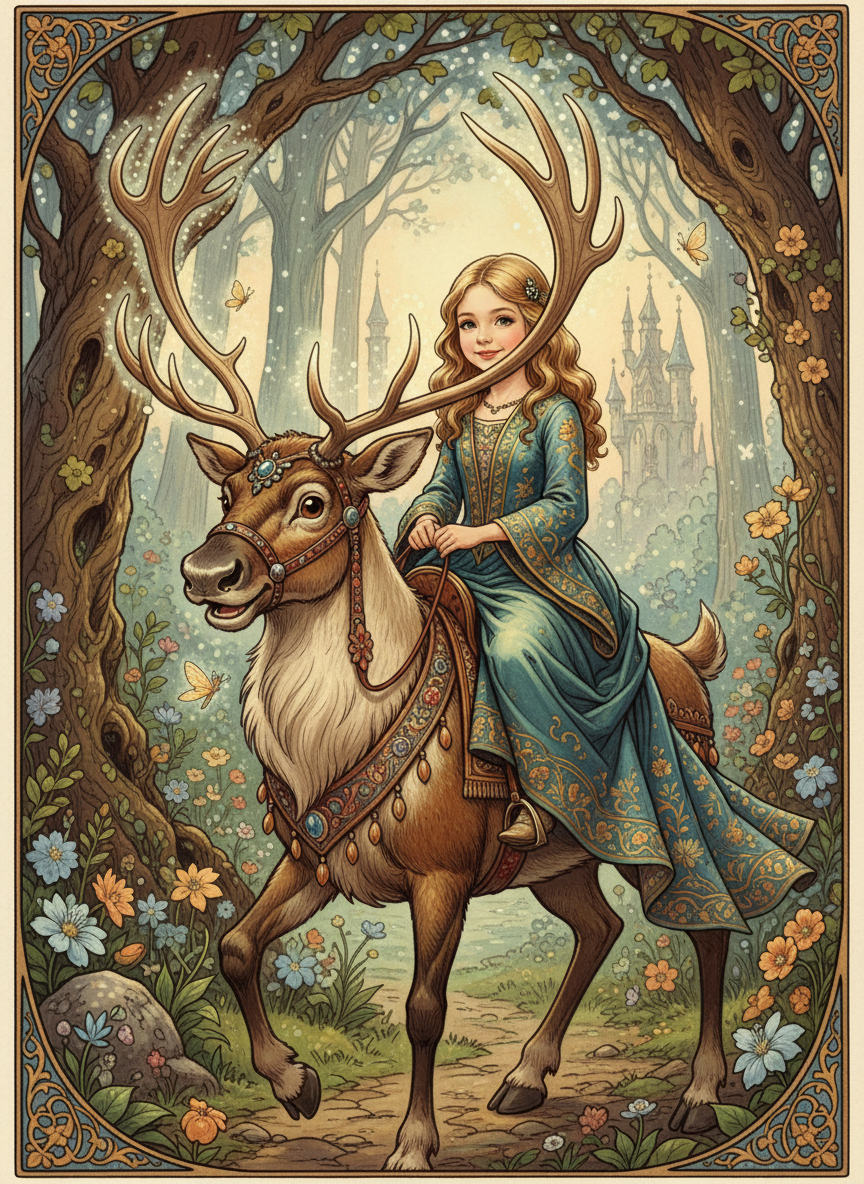 Reindeer Mary - Fairy Tale Classic