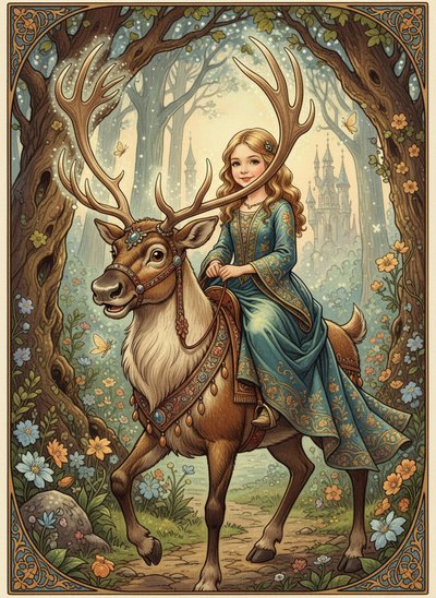 Mary's Reindeer Adventure 🦌 - Fairy Tale Classic