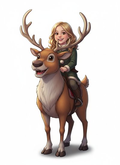 Mary's Reindeer Adventure 🦌 - Webtoon Anime
