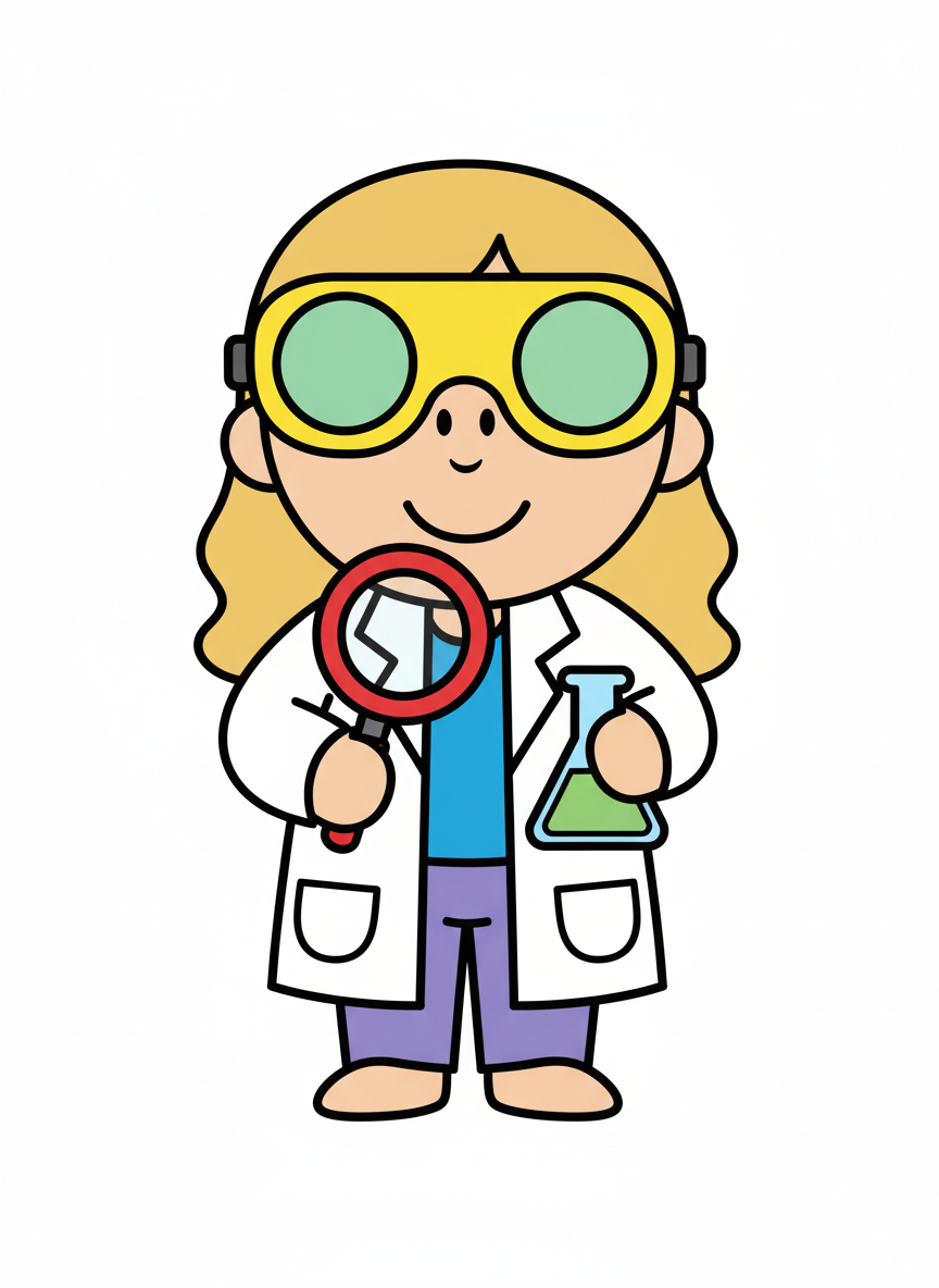 Mary the Scientist - Preschool Simple
