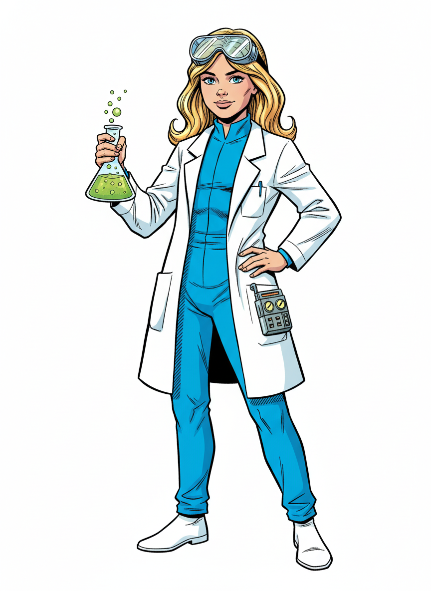 Mary the Scientist - Comic Book