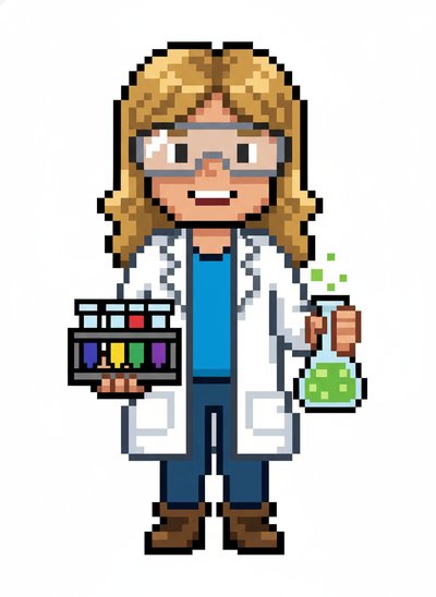 Mary's Science Adventures 🔬 - Pixel Art