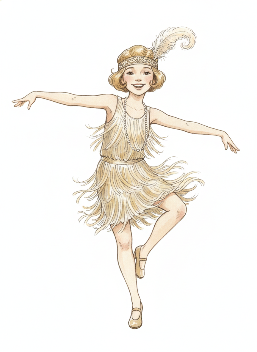 Flapper Mary - Gentle Pencil