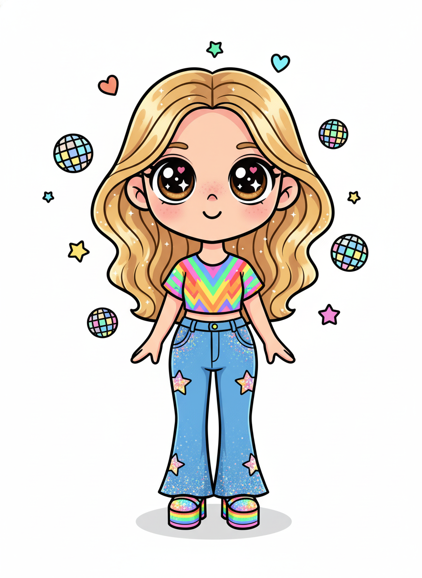 Disco Mary Groove - Kawaii Cute