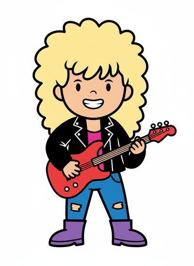 Mary's Rock Star Transformation 🎸 - Preschool Simple