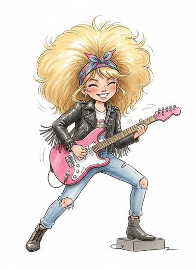 Mary's Rock Star Transformation 🎸 - Gentle Pencil