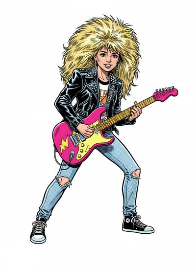 Mary's Rock Star Transformation 🎸 - Comic Book
