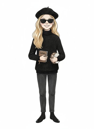 Mary's Beatnik Adventure 🎨 - Gentle Pencil