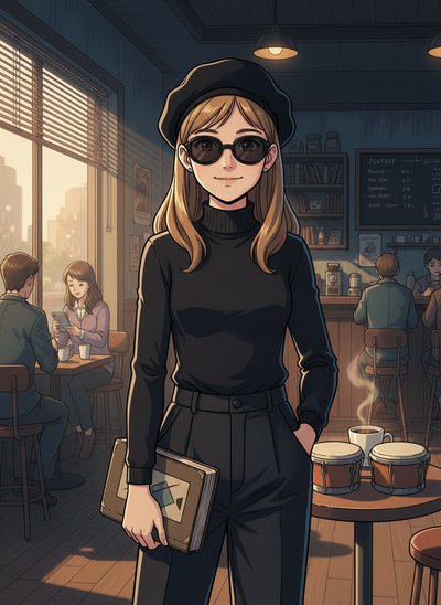 Mary's Beatnik Adventure 🎨 - Classic Anime