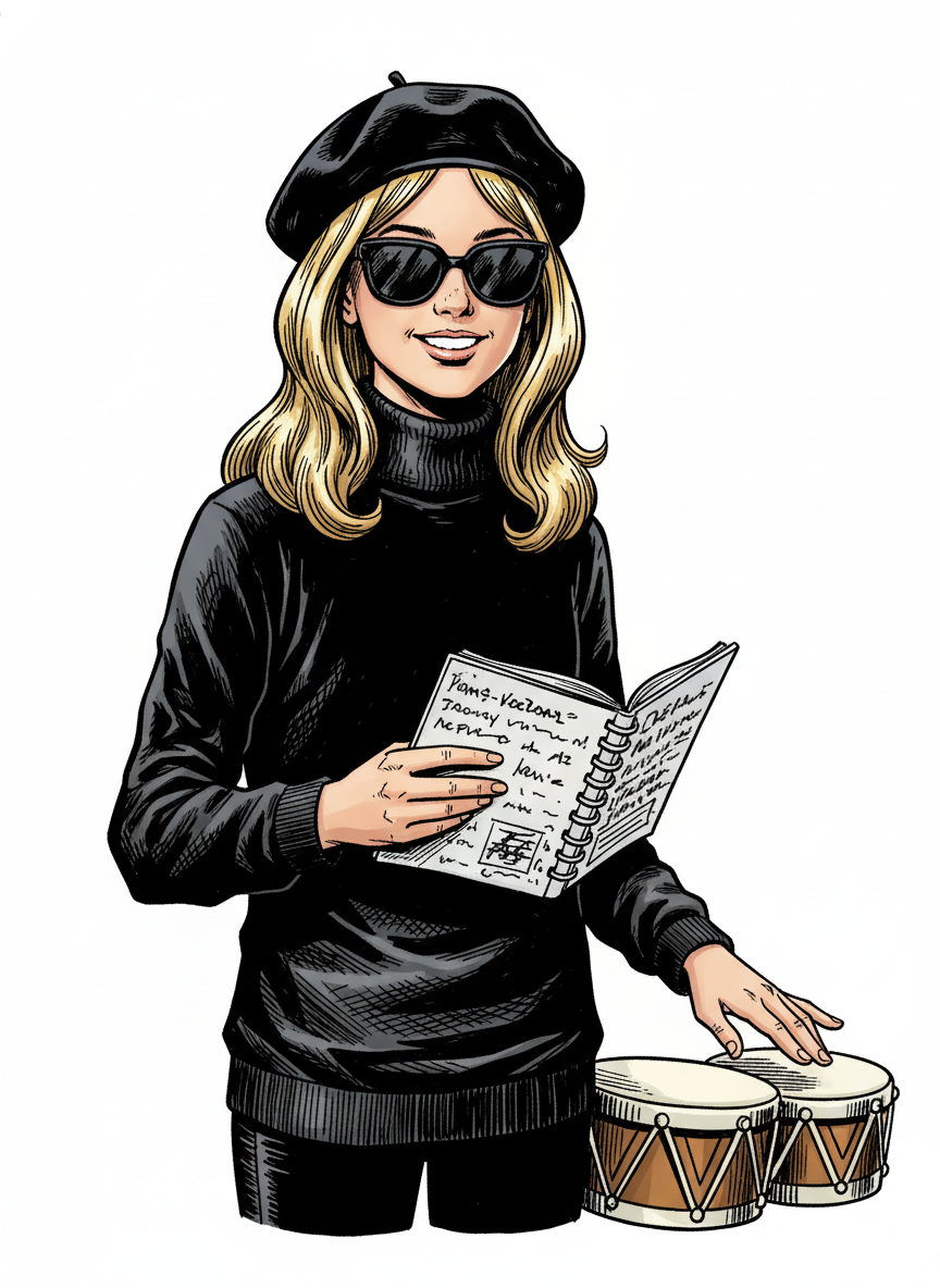 Mary the Beat Poet - Comic Book